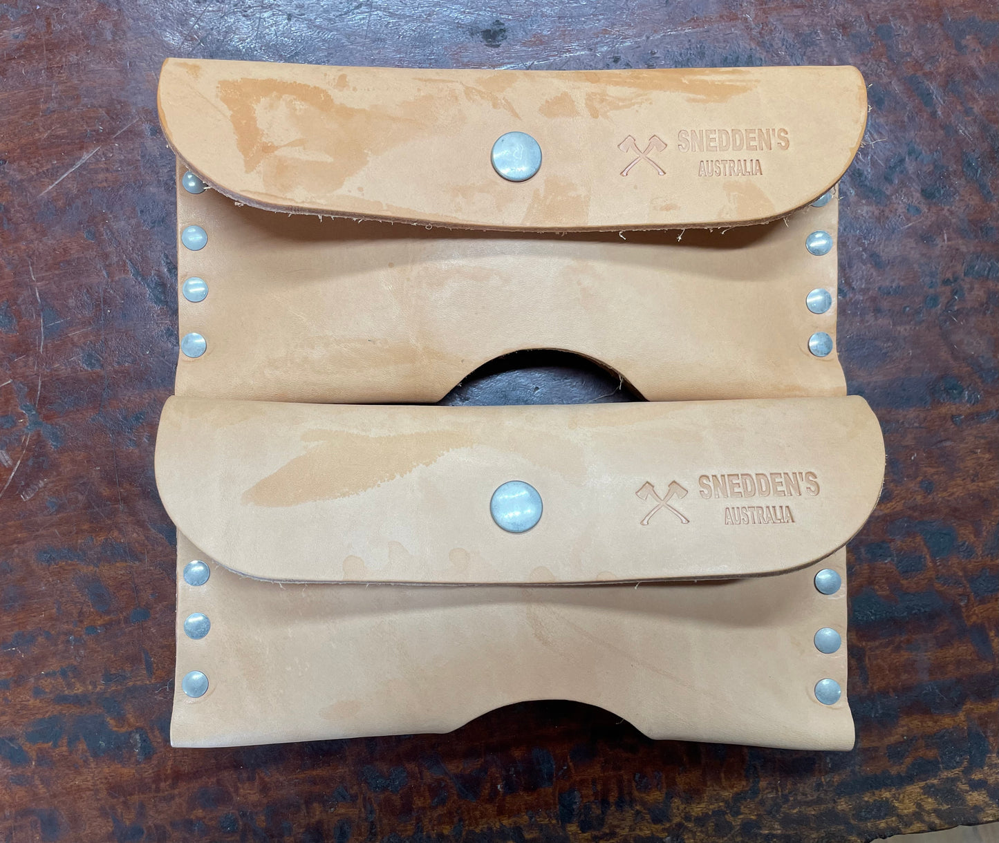Hatchet Belt Mountable sheath NATURAL LEATHER +++DISCOUNTED+++