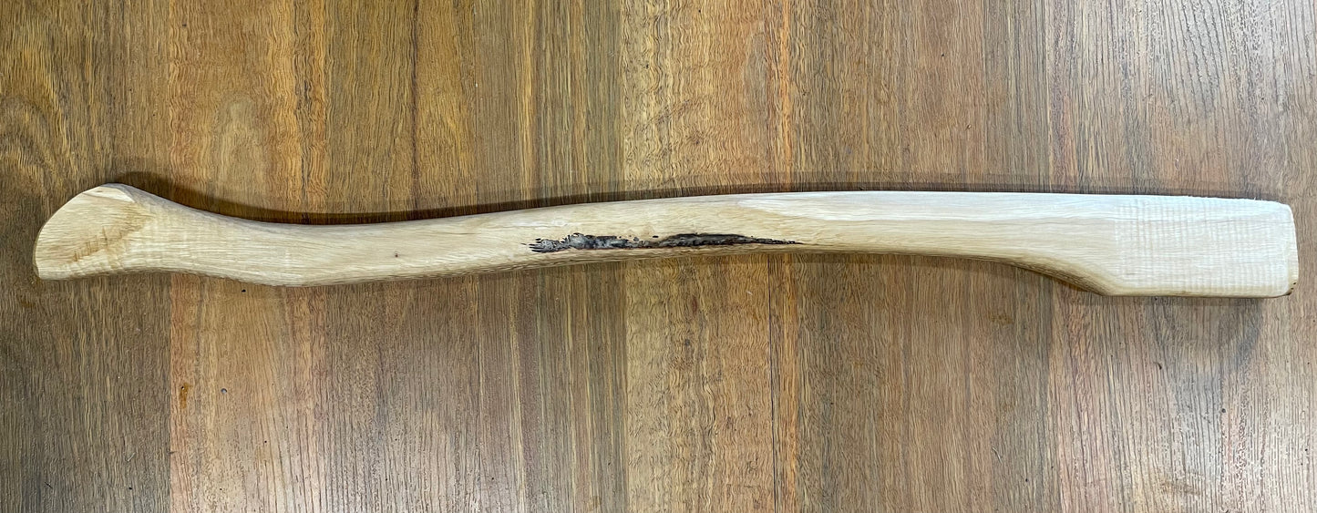 Axe handle 800mm. SPOTTED GUM. +++ DISCOUNTED SECOND GRADE +++