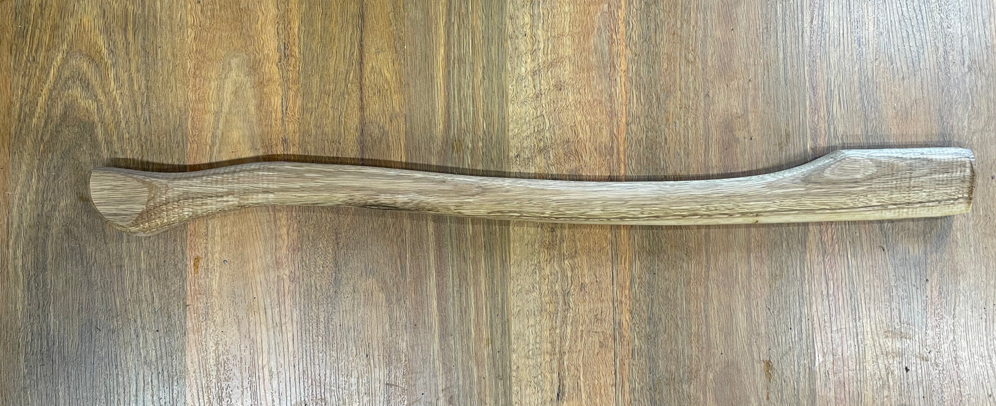 Axe handle 800mm. SPOTTED GUM. +++ DISCOUNTED SECOND GRADE +++
