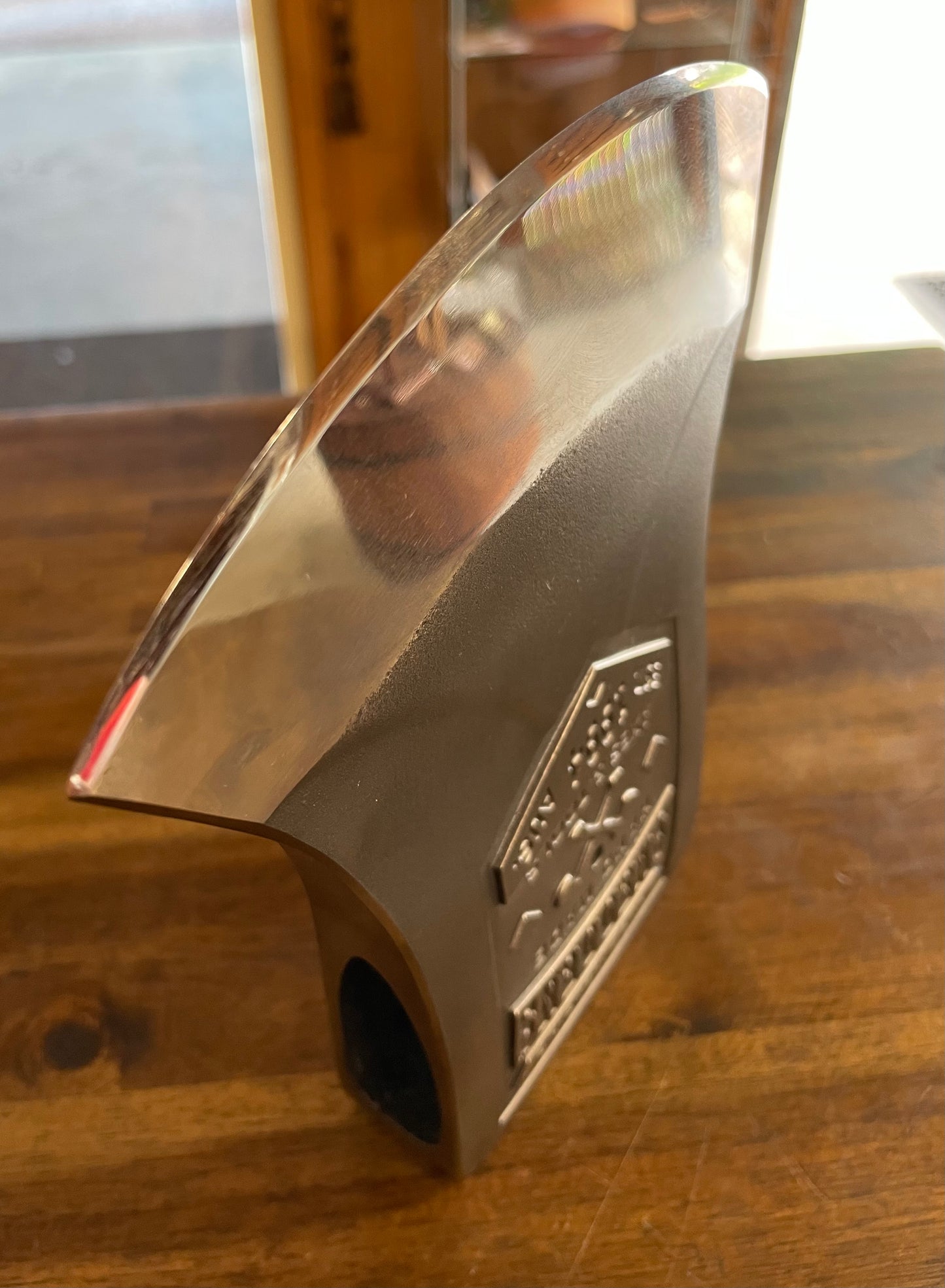 Series 3 Knockabout axe head and leather cover. No handle.