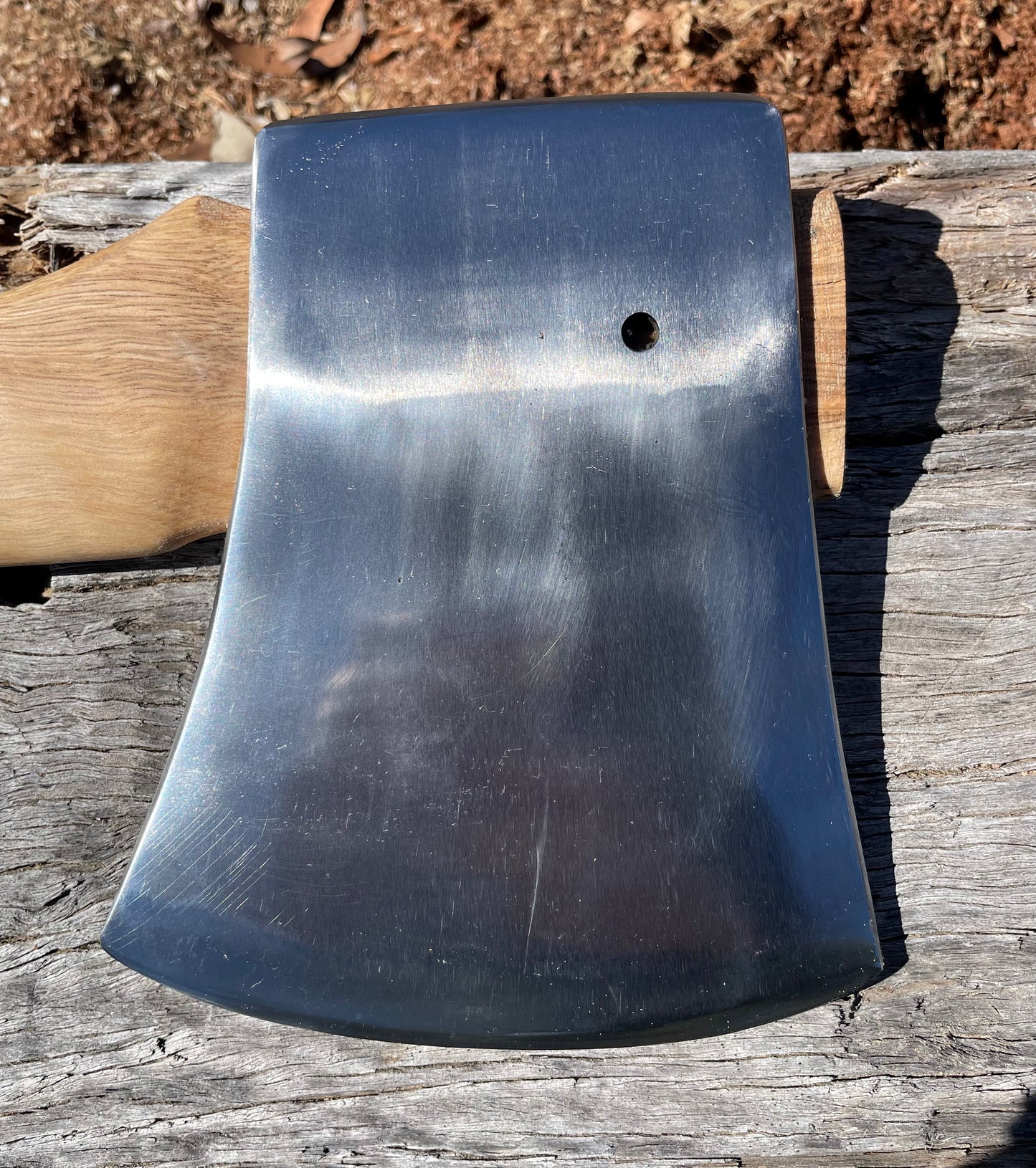 RA054 Reconditioned Collins Legitimus USA Race axe with 800mm spotted gum handle