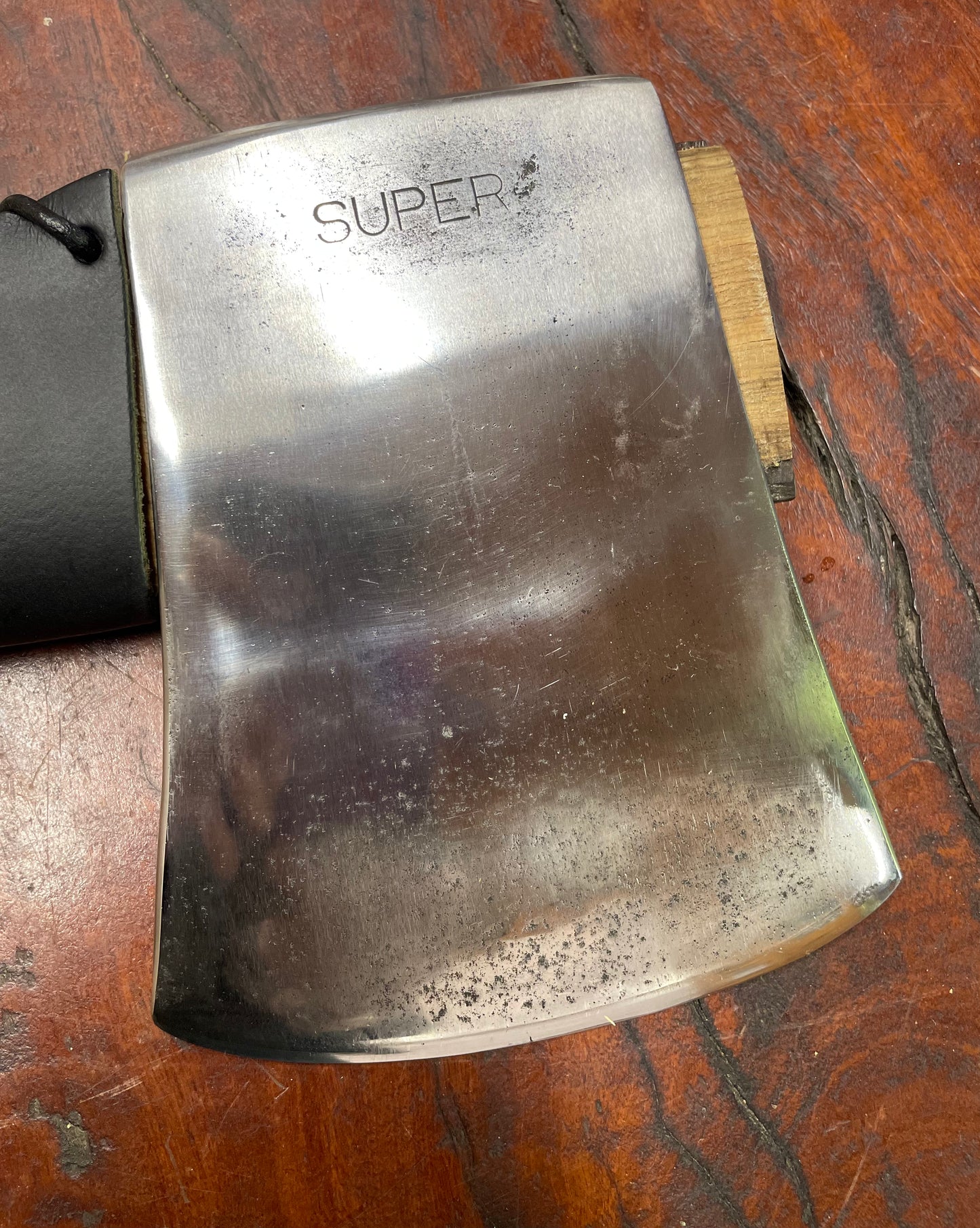 RA056 Reconditioned Collins Super USA 4lb axe with 800mm spotted gum handle