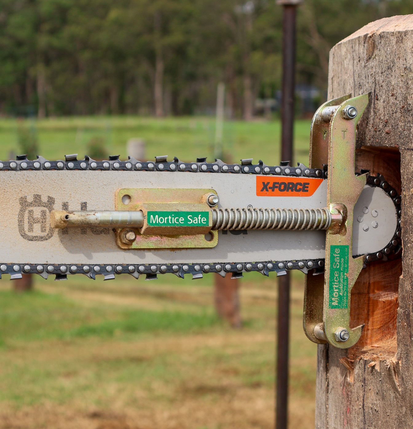 Mortice Safe Chainsaw Attachment