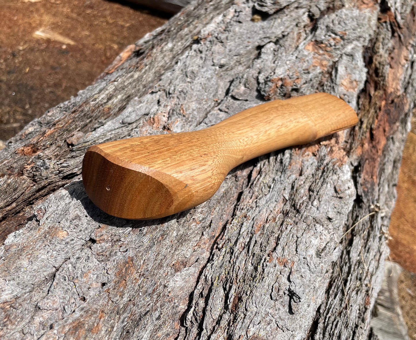 Hatchet Handle Stubby 250mm Snedden Razorback Style Spotted Gum