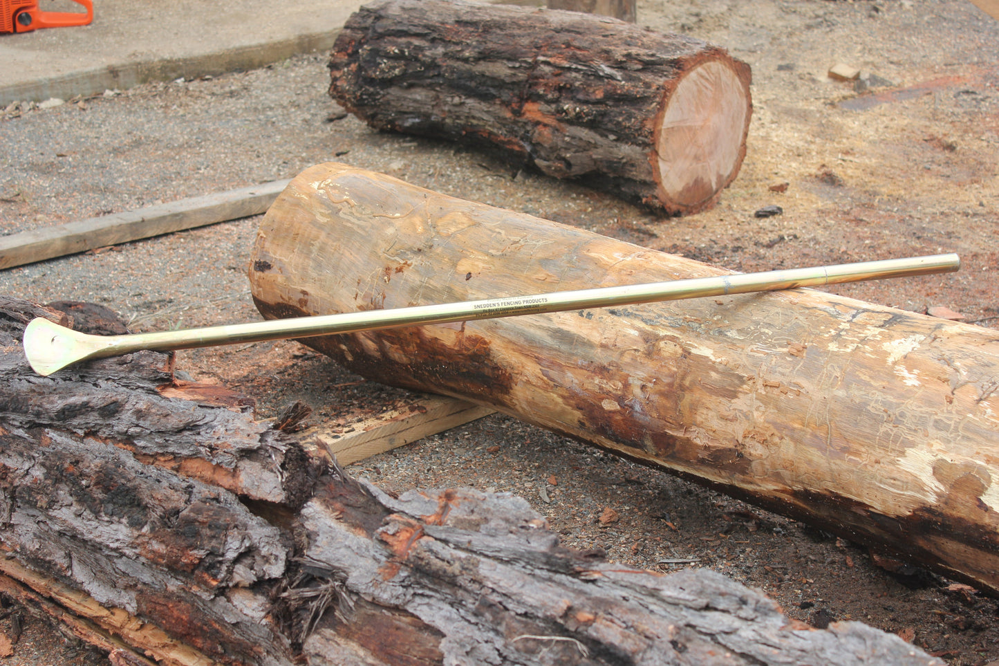 Barking Bar with hook for slings and chains  IN PRODUCTION