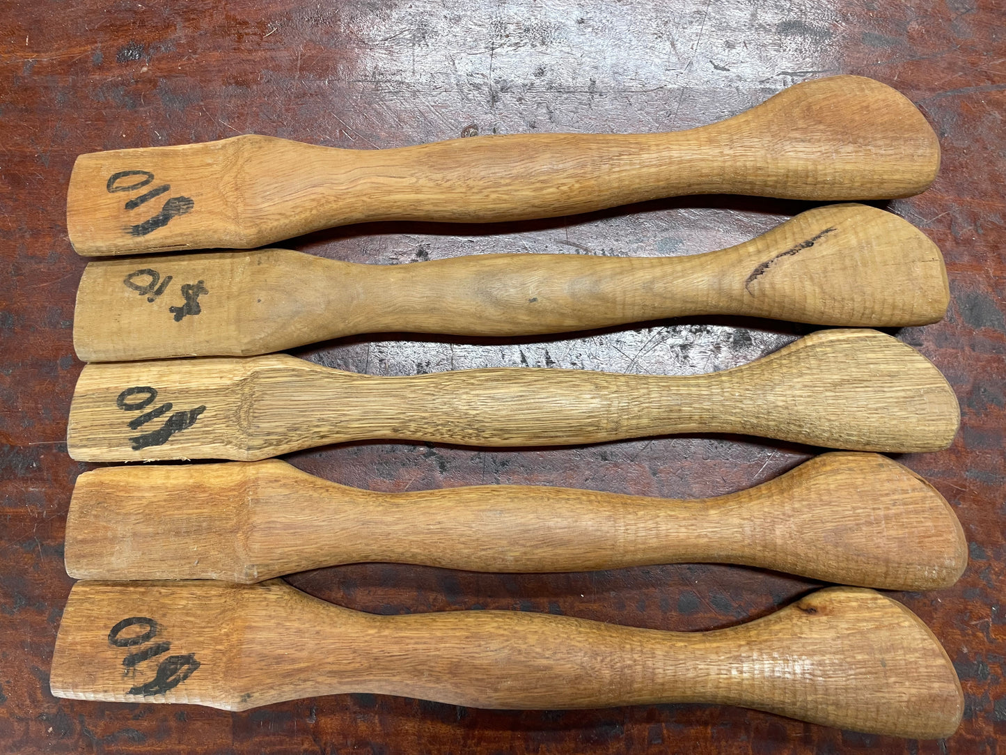Hatchet Handle 370mm Snedden Razorback Style Spotted Gum +++SECONDS+++