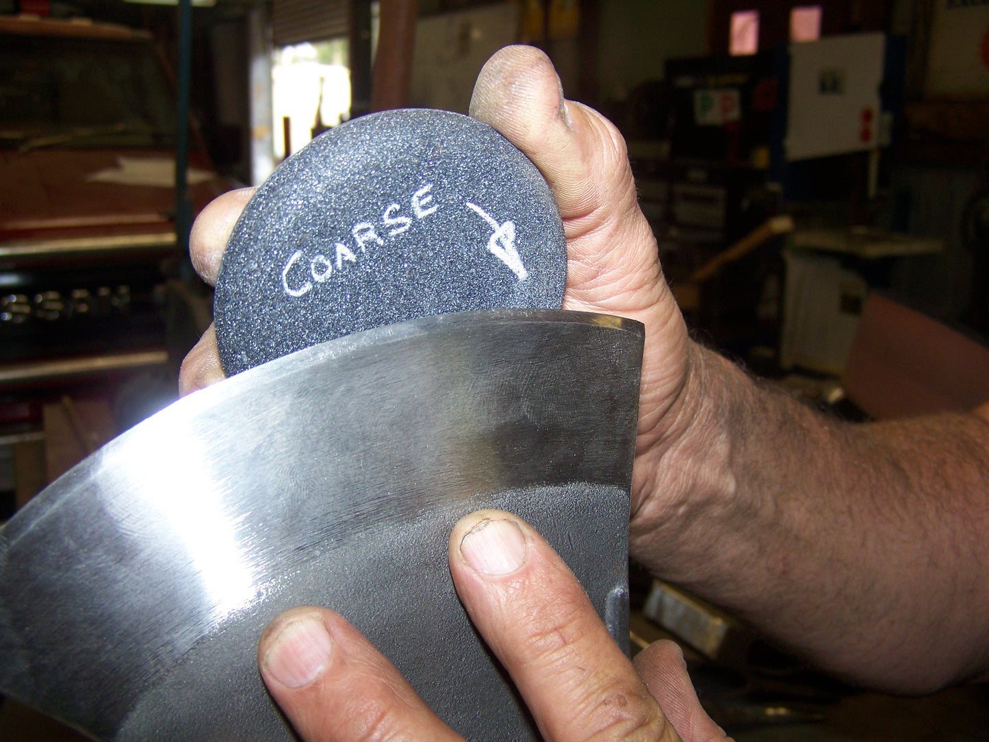 Small/Puck Sharpening Stone for Axes & Knives