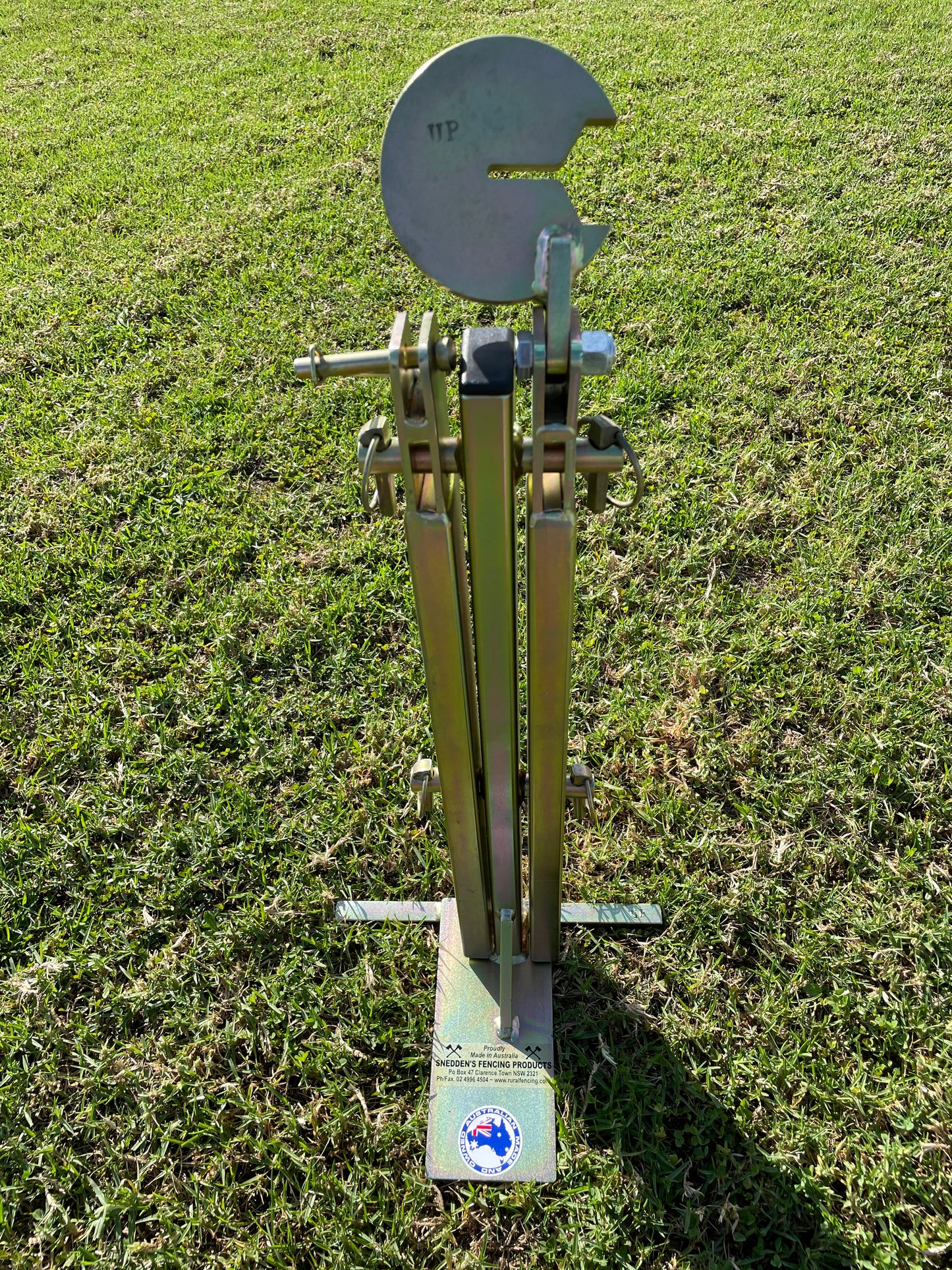 Star Picket Extractor with Y jaw - superior picket grip - DOUBLE LENGTH HANDLE