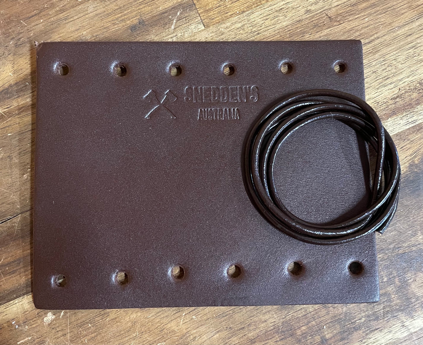 Blockbuster / Sledge Handle Protector. Thick 4mm leather Brown