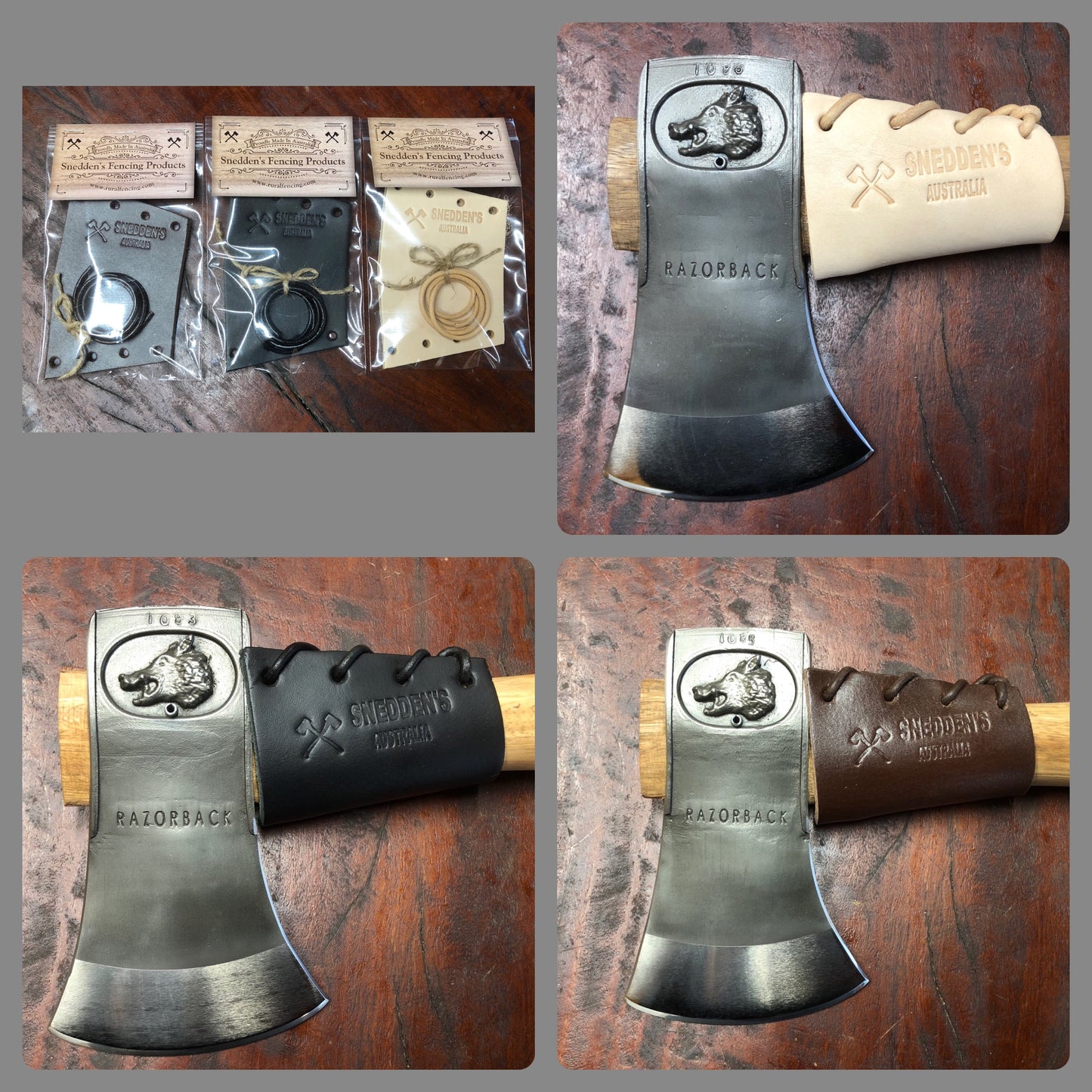 Razorback Hatchet Handle Protector. Brown