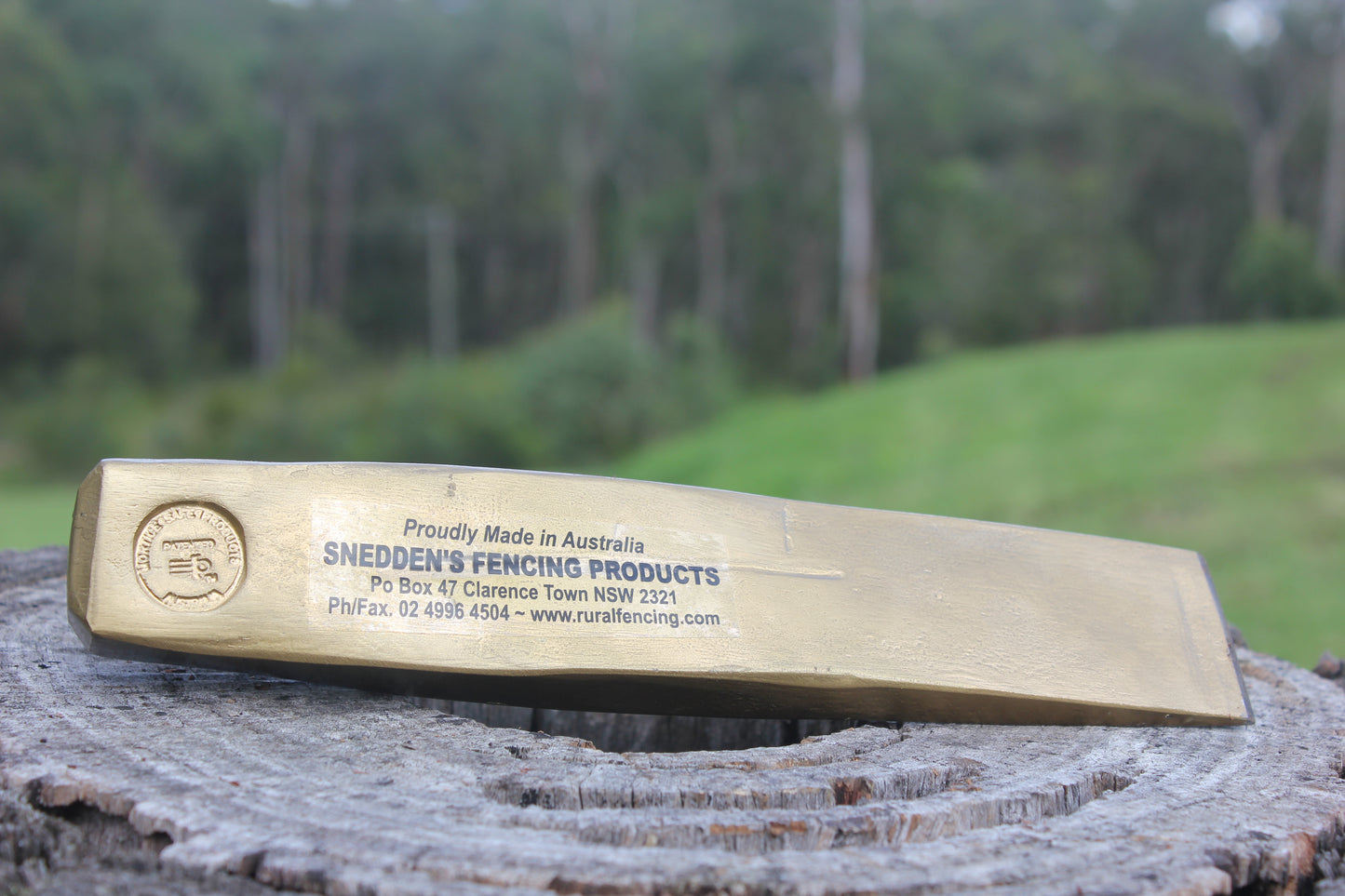 Twisted Steel Splitting Wedge.