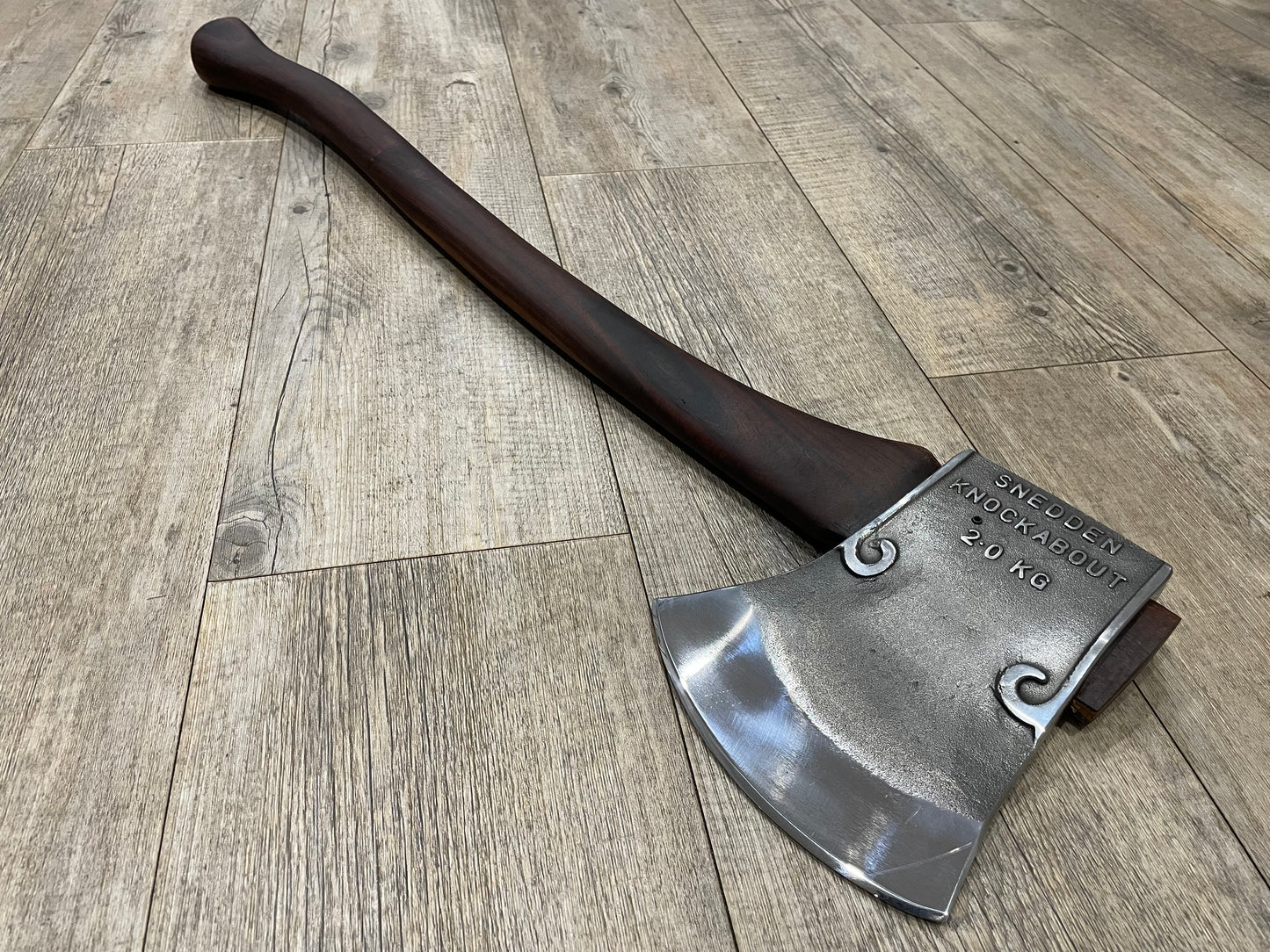 Series 1 Knockabout Axe number 1000 Engraved with 30 Years Gidgee Wood Handle