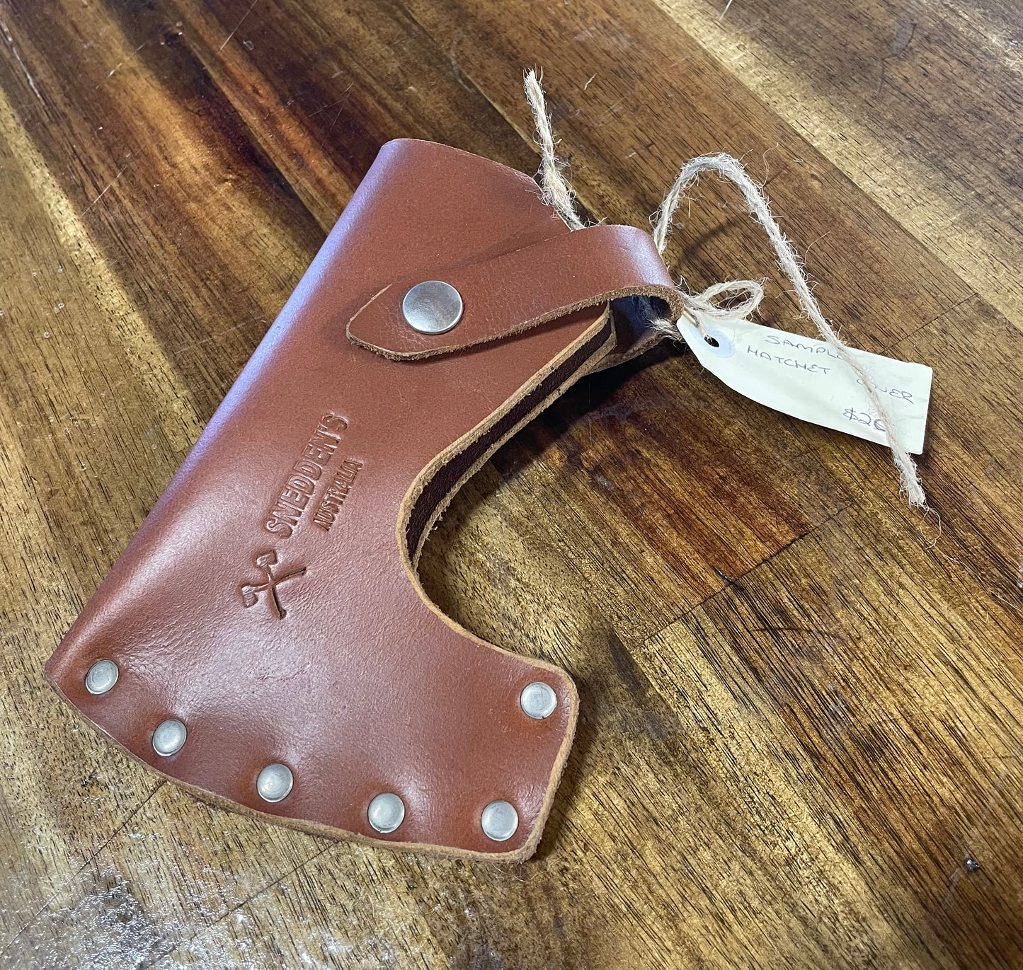 Razorback hatchet cover / sheath full protection - Tan. Discounted. SAMPLE