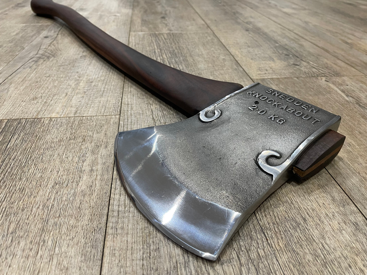 Series 1 Knockabout Axe number 1000 Engraved with 30 Years Gidgee Wood Handle