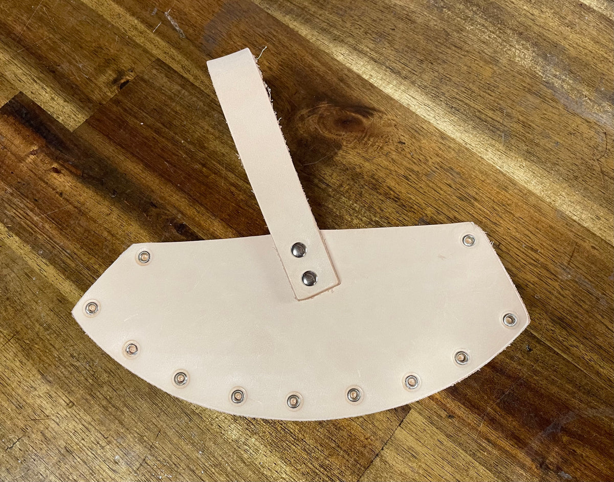 Axe Cover Knockabout or larger axes Natural Veg Tanned leather