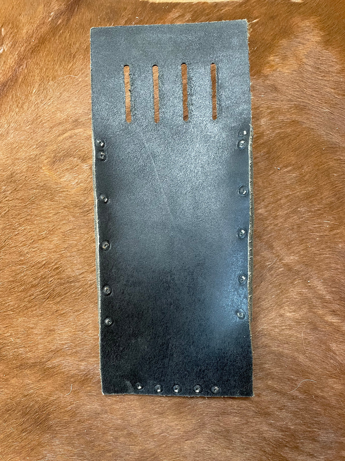 DISCOUNTED Wedge pouch - Black - holds 3 alloy wedges , stump vice , spanner and file - Fellers Kit