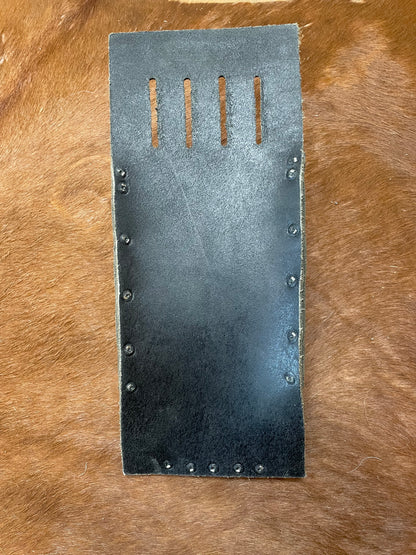 DISCOUNTED Wedge pouch - Black - holds 3 alloy wedges , stump vice , spanner and file - Fellers Kit