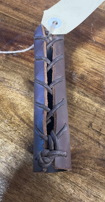 Blockbuster / Sledge Handle Protector. Thick 4mm leather Brown USED SAMPLE
