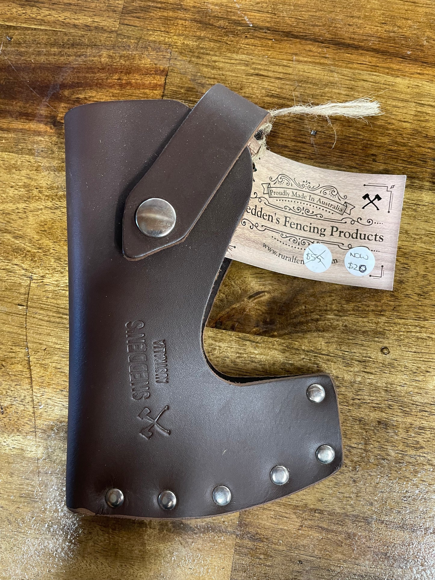Razorback hatchet cover / sheath full protection - Brown SAMPLE
