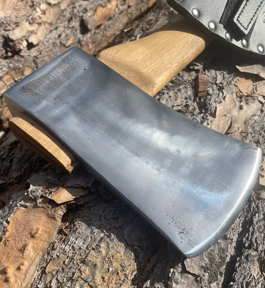 RA201 Reconditioned Collins Legitimus axe with 800mm spotted gum handle