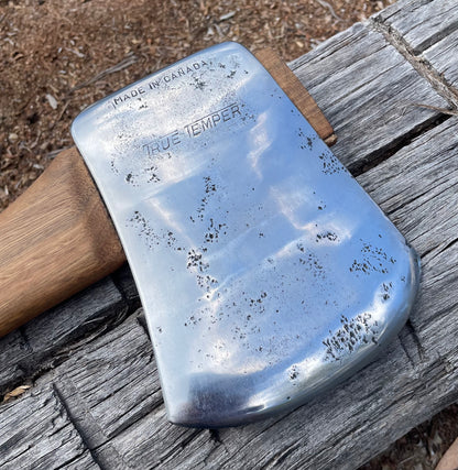 RA074 Reconditioned  Worlds Finest Kelly Dandenong  True Temper Canada axe with 800mm spotted gum handle