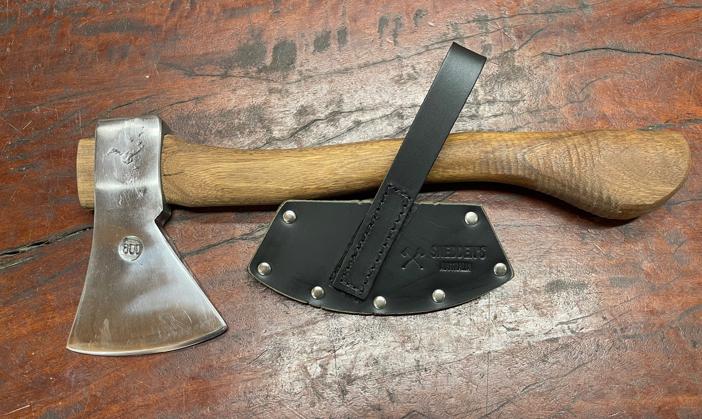 RA078 Reconditioned European hatchet with 370mm spotted gum handle