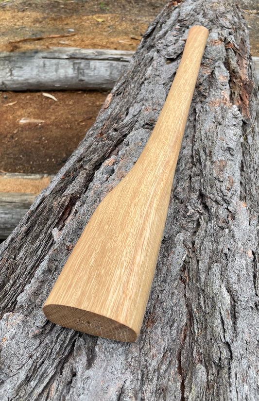 Broadaxe Handle Spotted Gum LEFT HAND