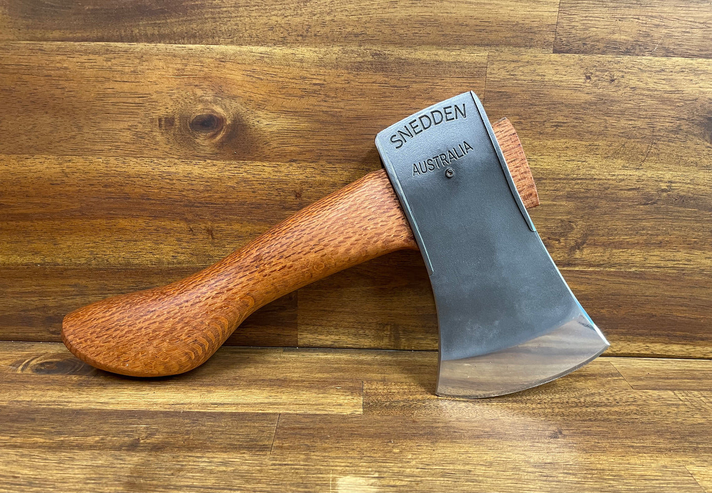 Razorback 'Stubby' Handcrafted Hatchet with silky oak 25cm handle. #1996