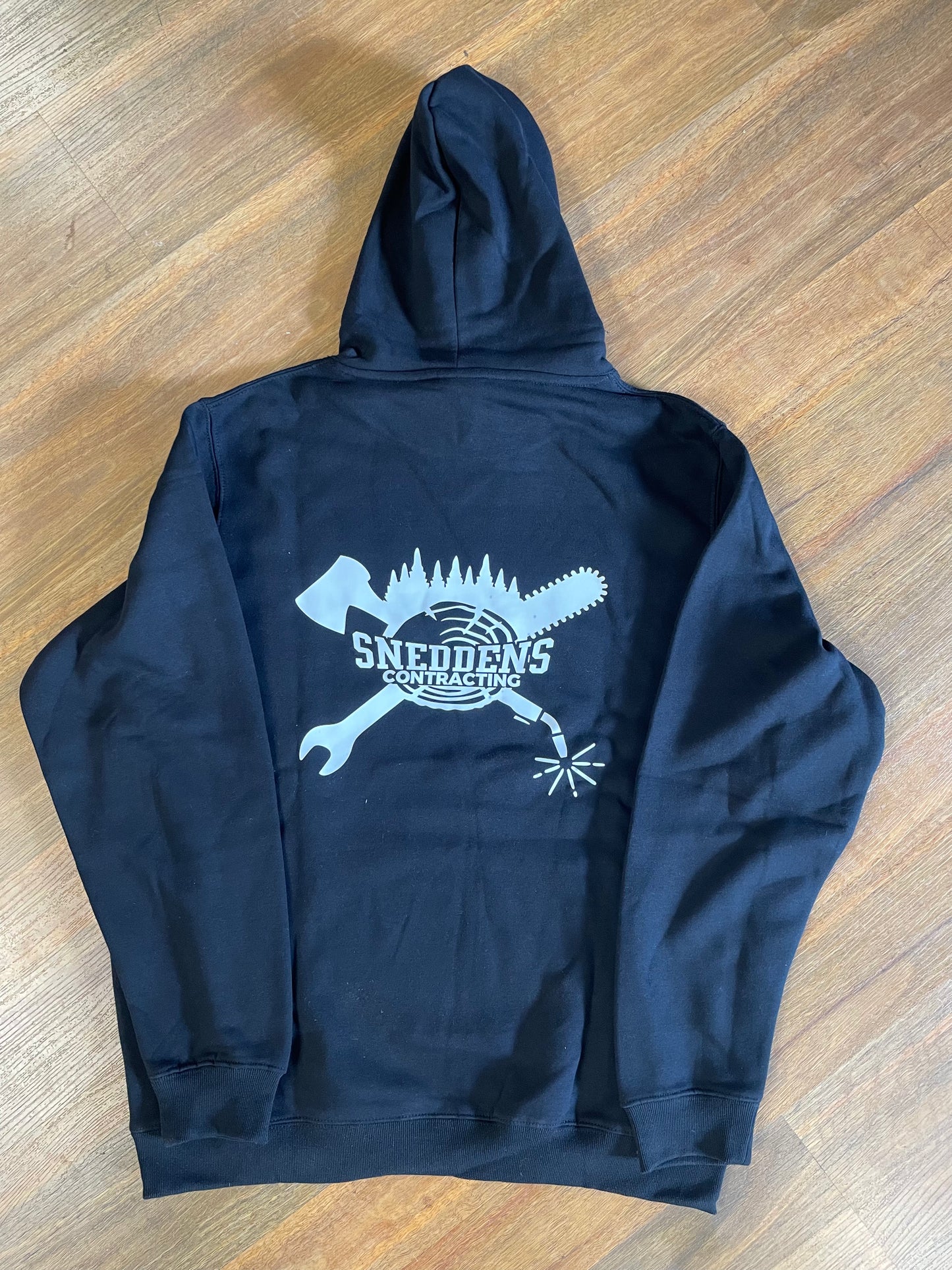 Snedden’s Contracting Hoodie Black