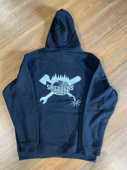 Snedden’s Contracting Hoodie Black