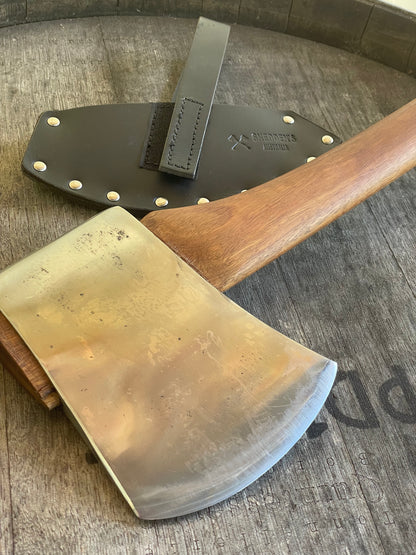 RA072 Reconditioned Kelly St Catharines axe with 800mm spotted gum handle