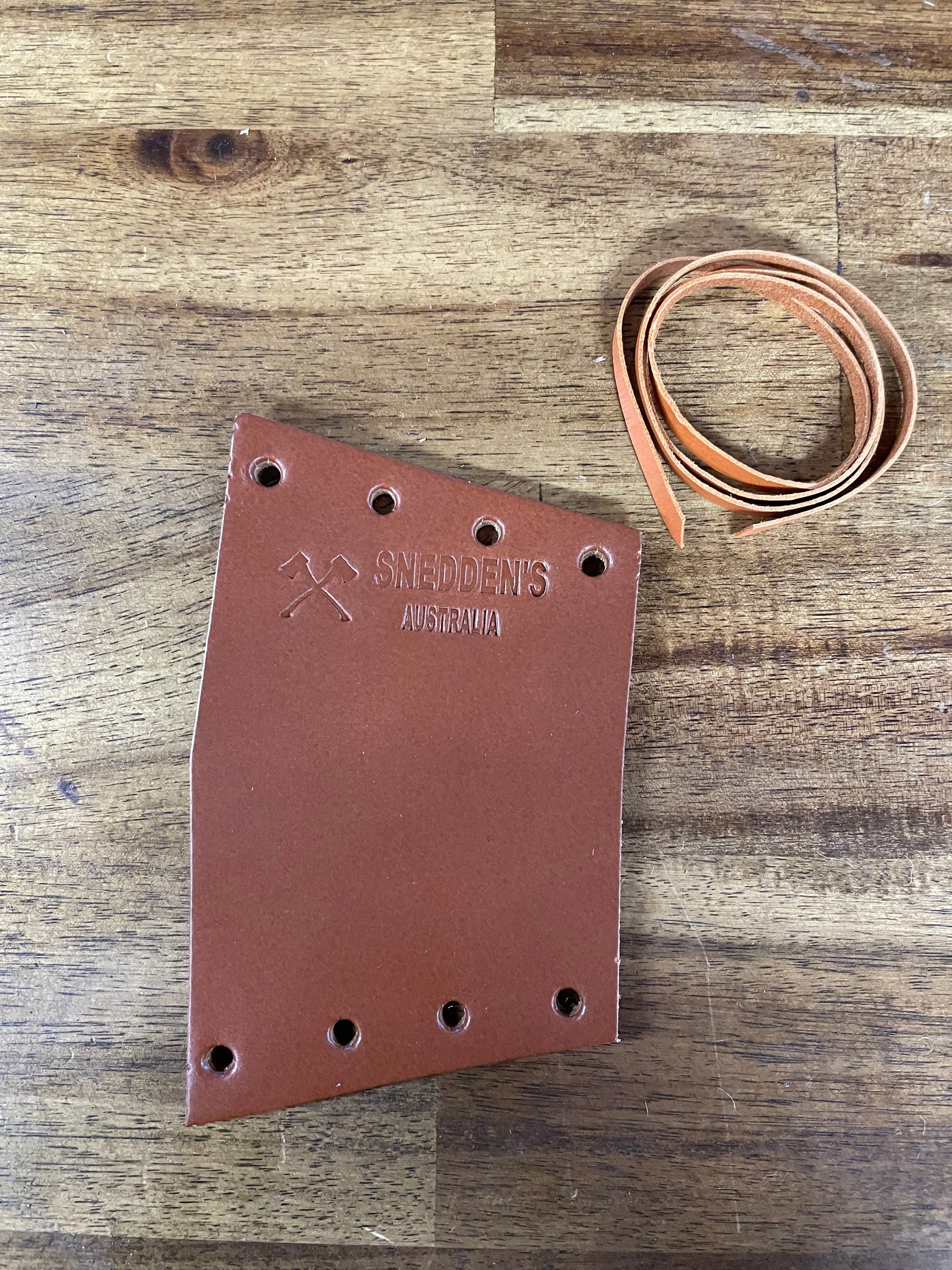 Razorback Hatchet handle protector. Tan leather DISCOUNTED DISCONTINUE ...