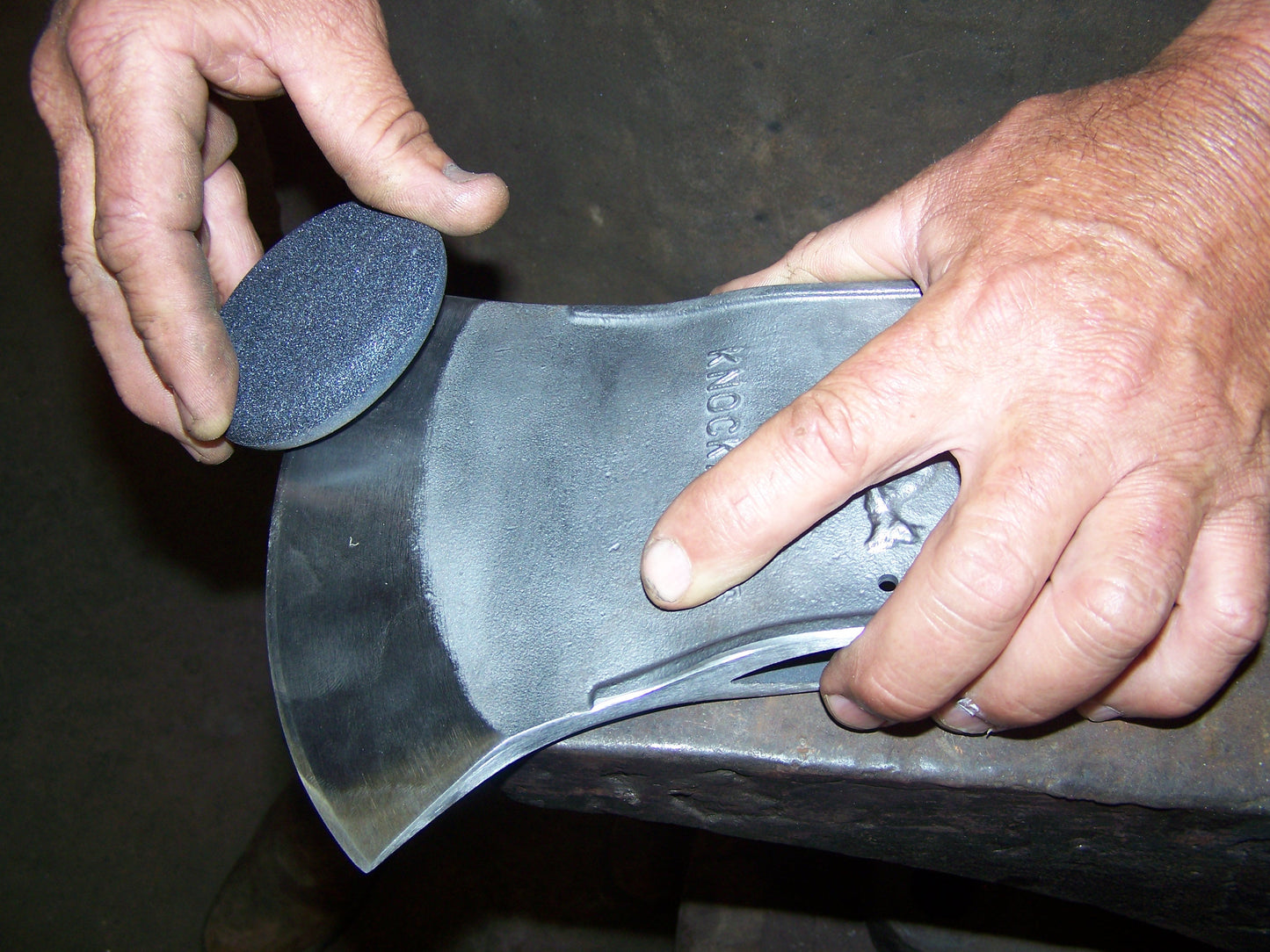Axe Sharpening Stone Pocket Size Puck