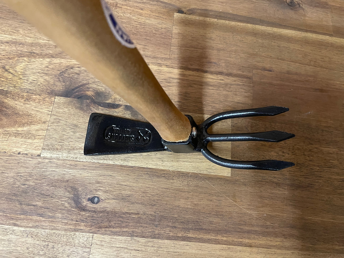 Garden Hoe / Fork Hand Tool - Black painted finish