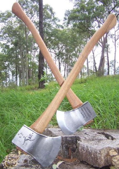 Series 2 Knockabout Axe with spotted gum handle 2.1kg. including leather cover