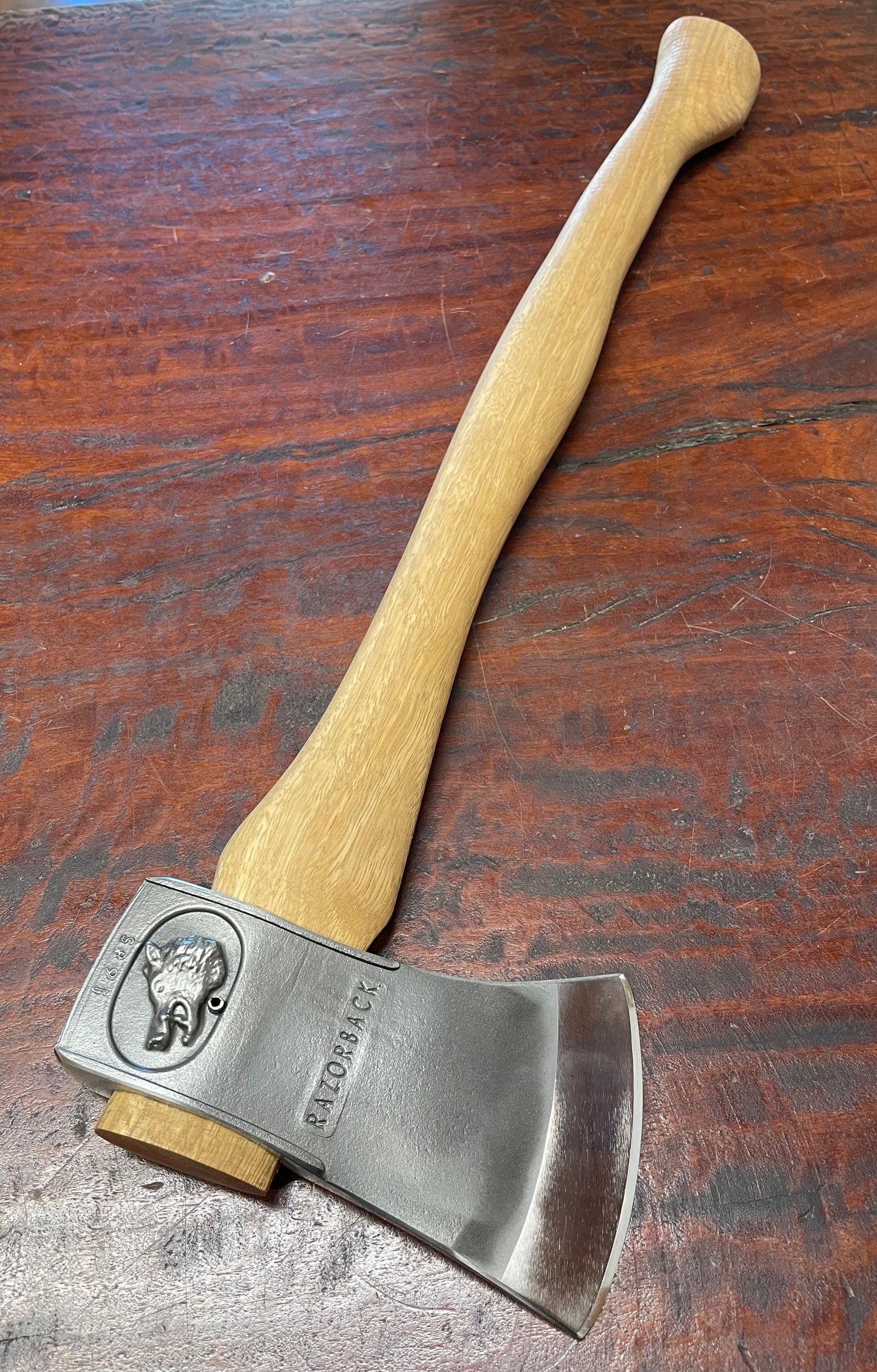 Razorback Handcrafted Hatchet including cover  IN PRODUCTION - PREORDERS ACCEPTED