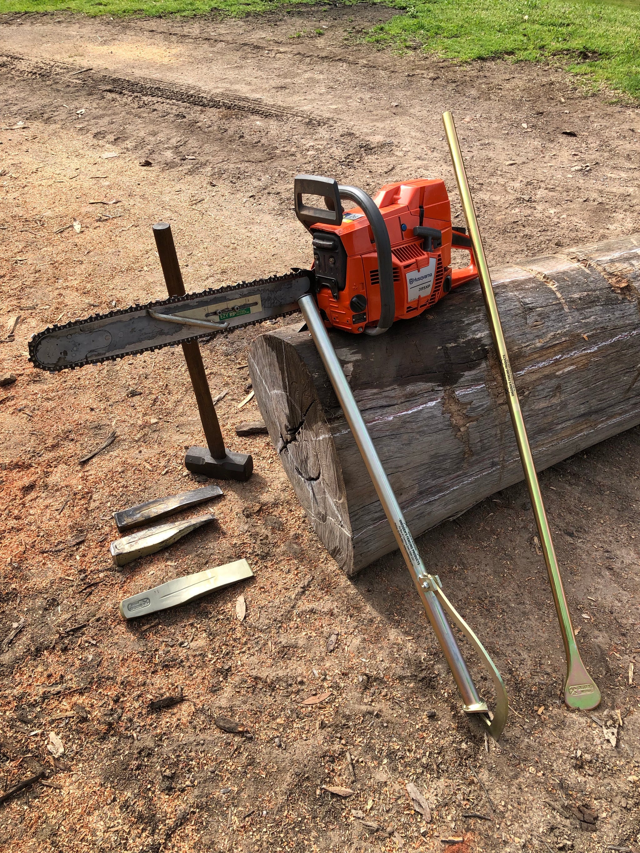 Ripping Breaking Bar Post splitting bar Sneddens Fencing Products