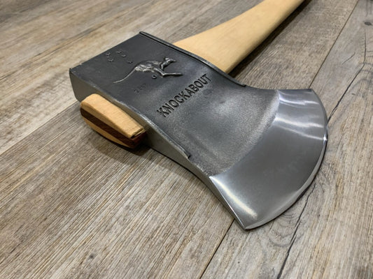 Series 2 Knockabout Handcrafted Axe 2.1kg with hickory handle and cover SOLD OUT
